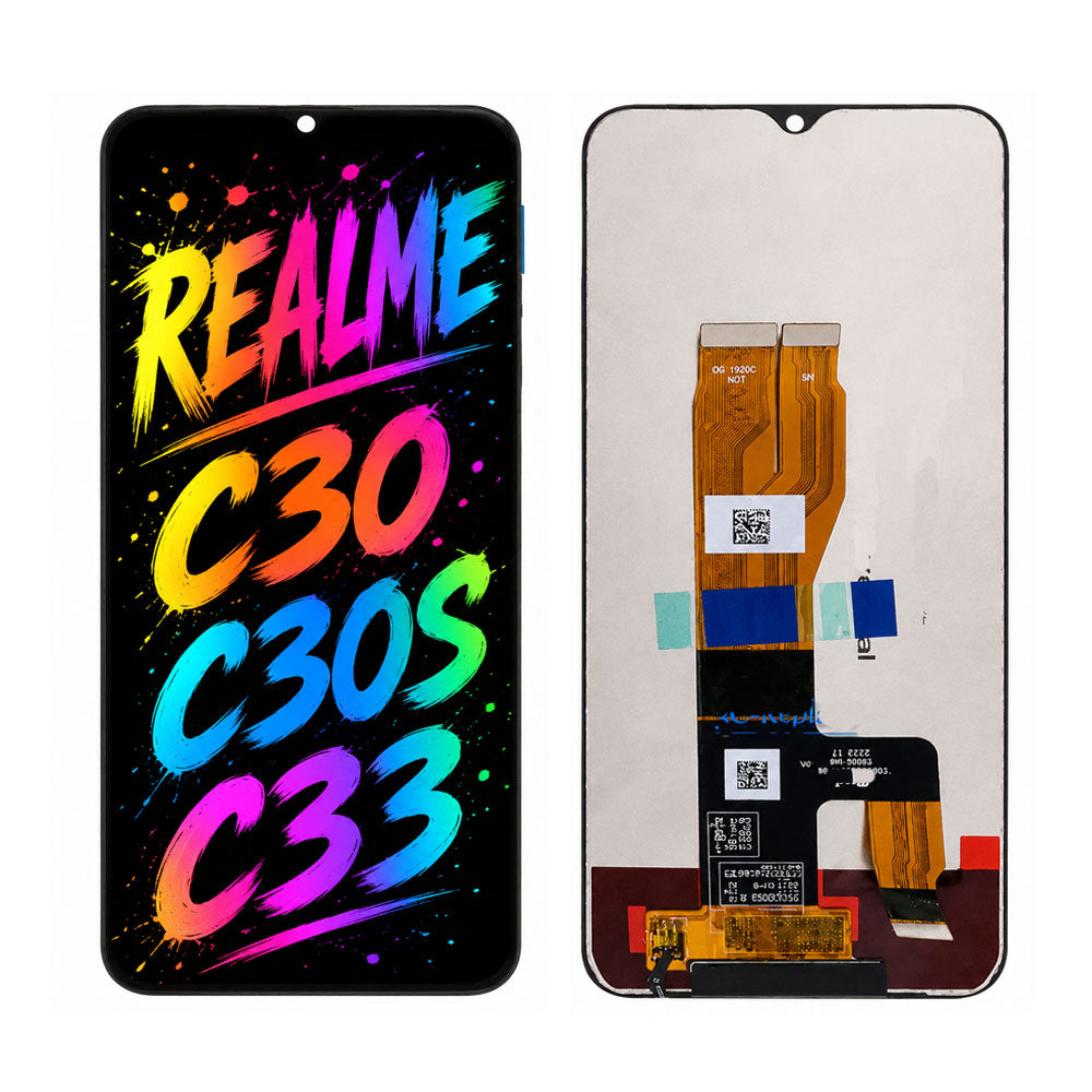 Compatible for Realme C30 / C30S / C33 Screen Assembly Replacement — High Brightness & Clear Color Display