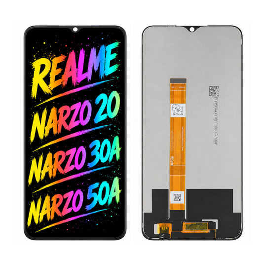 Compatible for Realme Narzo 20 / Narzo 30A / Narzo 50A Screen Assembly Replacement — High Brightness & Clear Color Display
