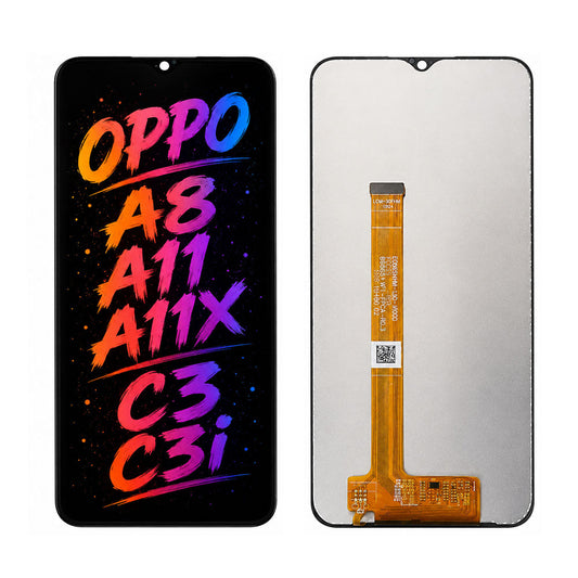 Compatible for OPPO A8 / A11 / A11x / C3 / C3i Screen Assembly Replacement — High Brightness & Clear Color Display