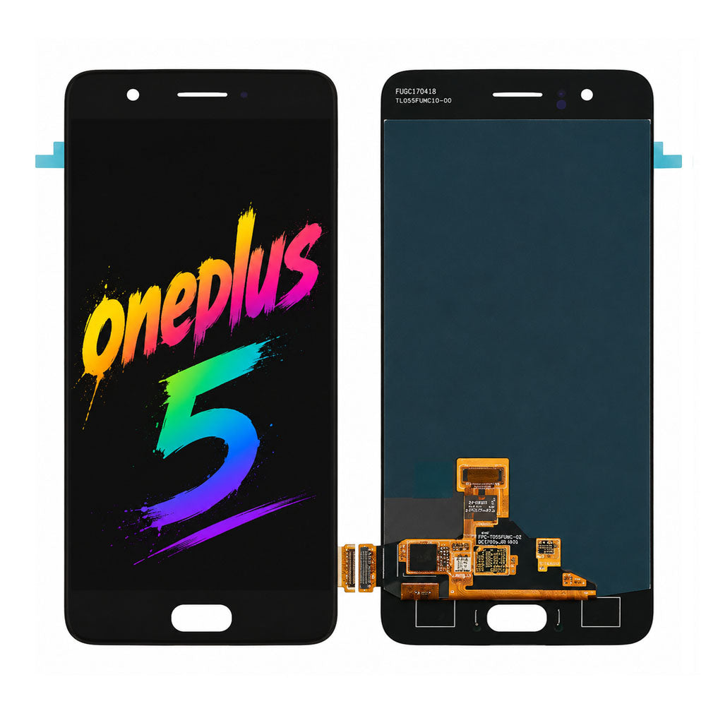 For OnePlus 5 Original Refurbished Screen Assembly (Frame Not Included) — True Color Restoration, High Brightness & Responsive Touch