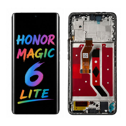 Honor Magic 6 Lite LCD Screen Assembly — Original Pressed, True Color & High Brightness Display