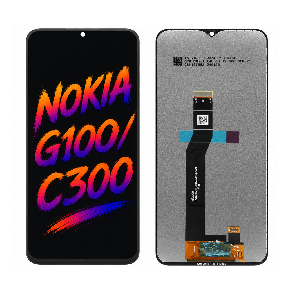 Nokia G100 / C300 Incell LCD Screen Assembly Replacement — High Brightness & True Color Restoration