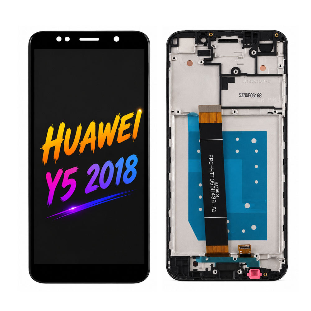 Huawei Y5 2018 LCD Screen Assembly — Original Pressed Replacement with Natural Color & High Brightness