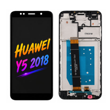 Huawei Y5 2018 LCD Screen Assembly — Original Pressed Replacement with Natural Color & High Brightness