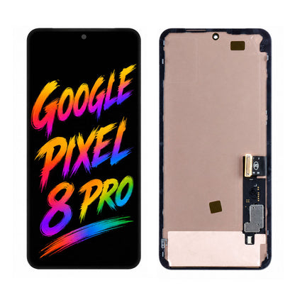 Google Pixel 8 Pro Original Screen Assembly with Frame — Refurbished with New Front Glass
