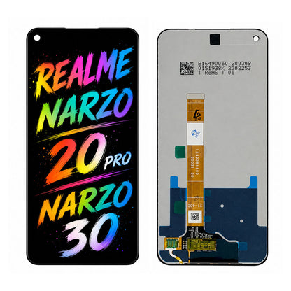 Compatible for Realme Narzo 20 Pro / Narzo 30 Screen Assembly Replacement — High Brightness & Clear Color Display