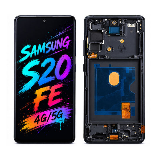 Samsung Galaxy S20 FE OLED Screen Replacement — Soft Flexible Display Assembly (G780 / G781) 4G / 5G