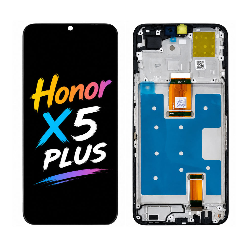 Honor X5 Plus LCD Display Assembly — Original Pressed Replacement Screen with True Color & Strong Brightness
