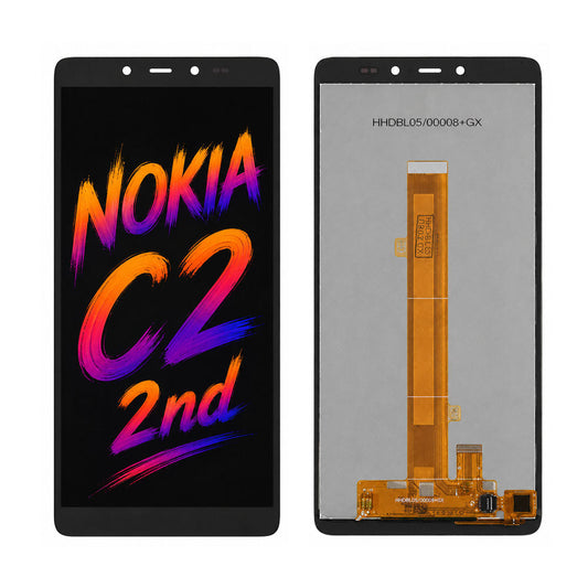 Nokia C2 2nd Edition TFT LCD Screen Replacement — Sharp Clarity & Natural Color Performance