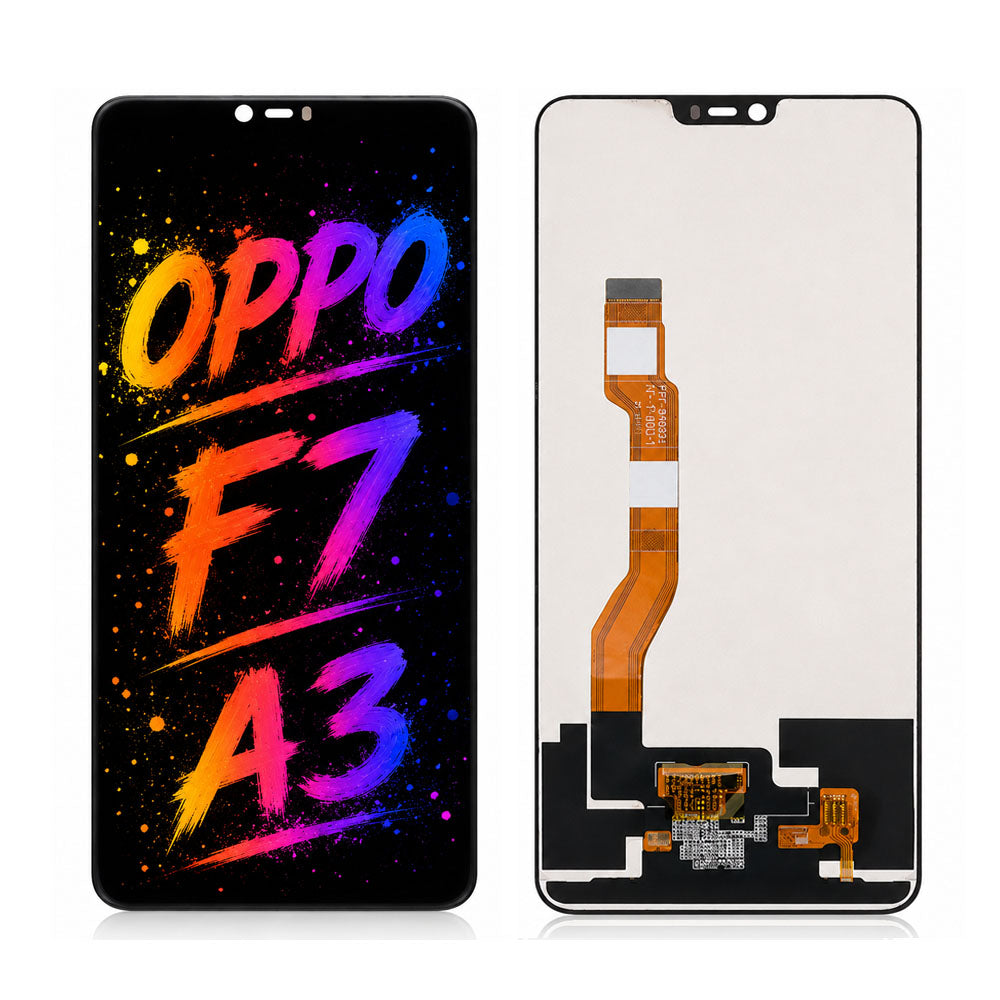 Compatible for OPPO F7 / A3 Screen Assembly Replacement — High Brightness Display with Clear Color Performance