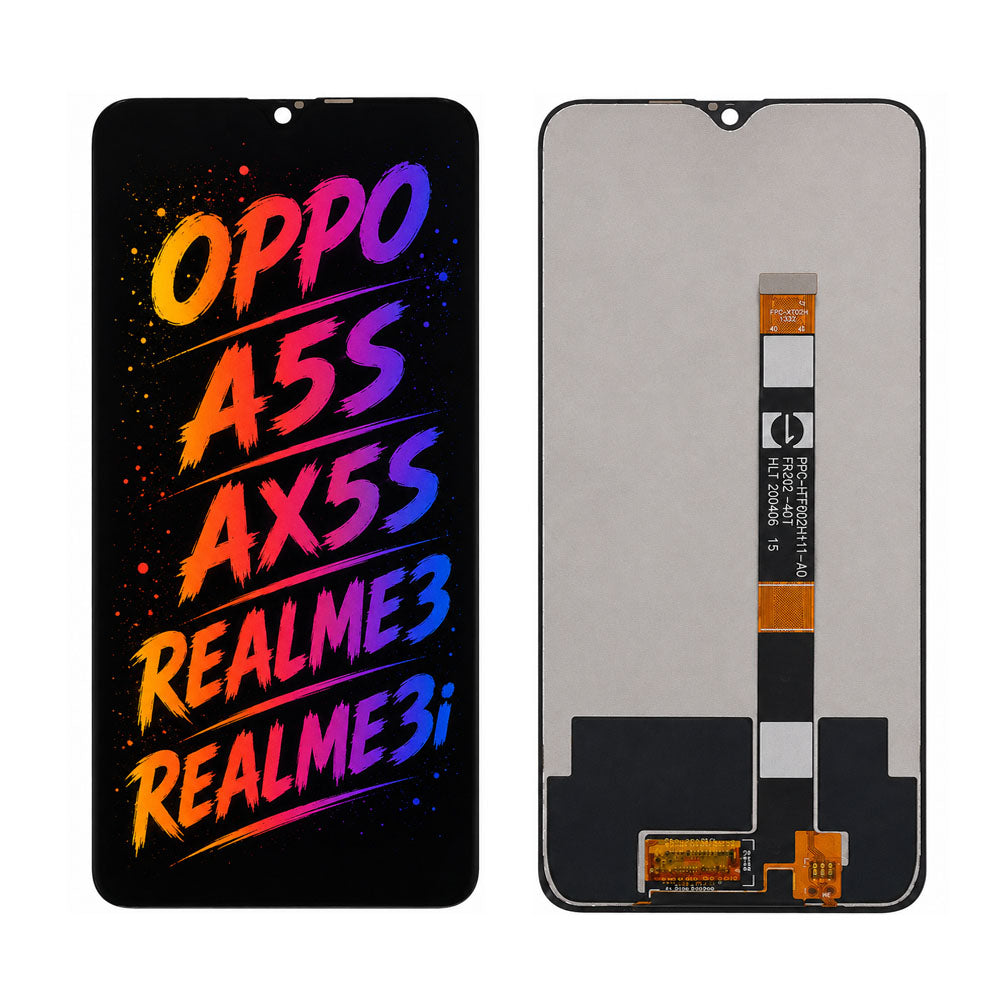 Compatible for OPPO A5S / AX5S / Realme 3 / Realme 3i Screen Assembly Replacement — High Brightness & Clear Color Display