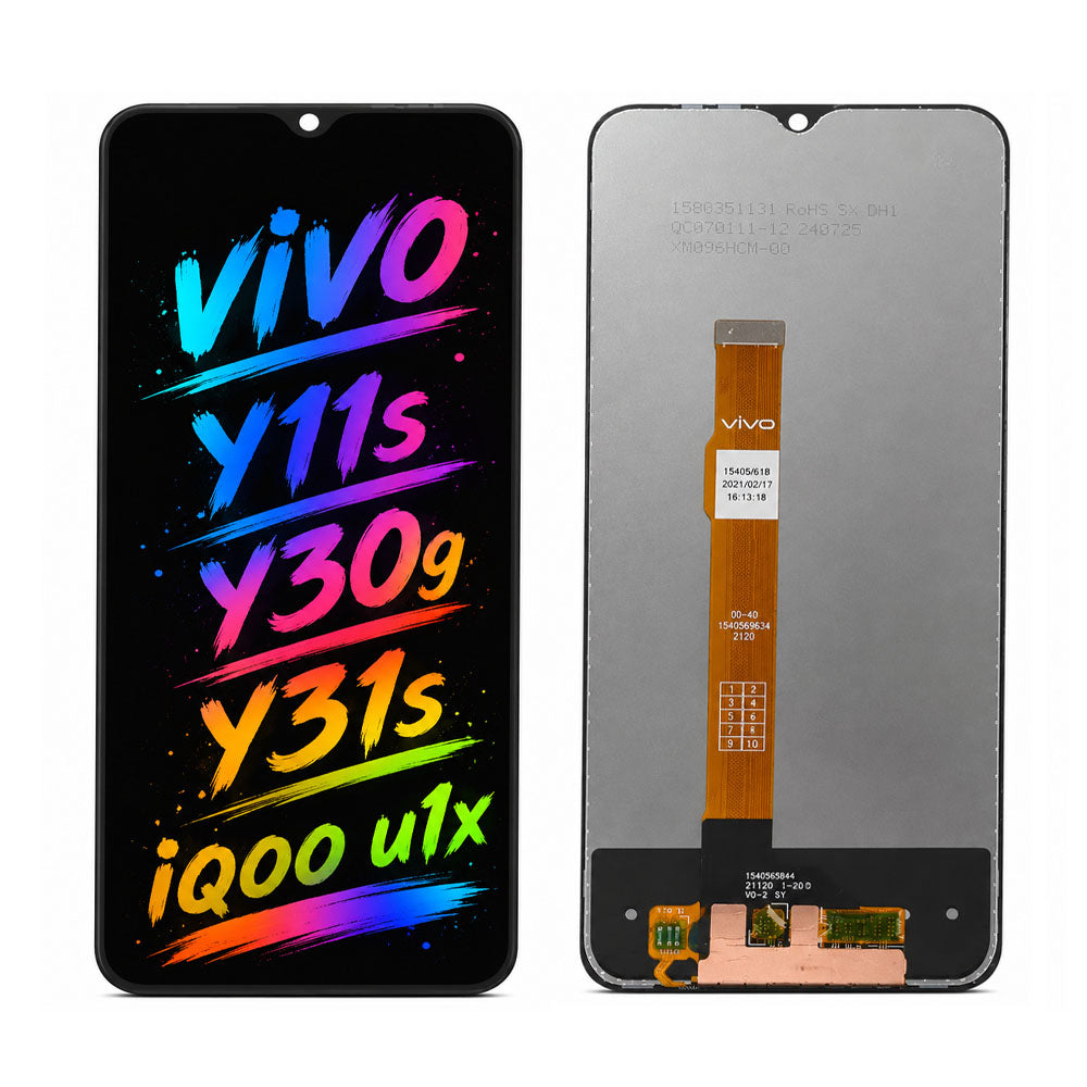 Compatible for Vivo Y11s / Y30G / Y31s / iQOO U1x Screen Assembly — High Quality Replica Display Replacement