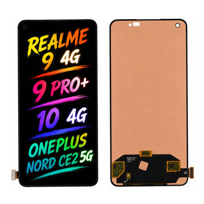 Realme 9 4G / 9 Pro+ / 10 4G / OnePlus Nord CE2 5G Screen Assembly Replacement — High Color Accuracy & Bright Display