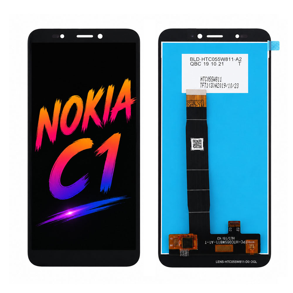 Nokia C1 TFT LCD Display Assembly Replacement — High Brightness & True Color Restoration