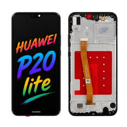Huawei P20 Lite LCD Screen Assembly — Original Pressed Replacement with Natural Color & High Brightness Display