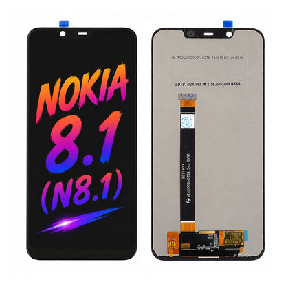 Nokia 8.1 (N8.1) Incell LCD Screen Assembly Replacement — Vivid Colors, High Brightness Display