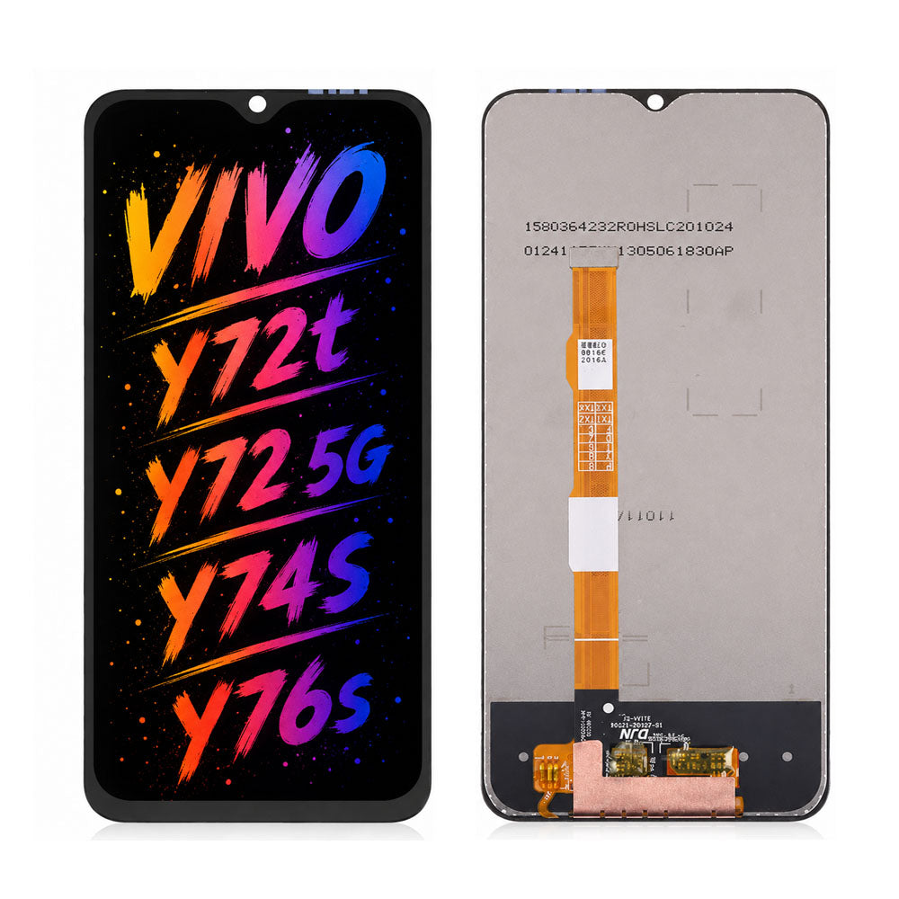 Compatible for Vivo Y72T / Y72 5G / Y74s / Y76s Screen Assembly Replacement — High Brightness & Clear Color Display