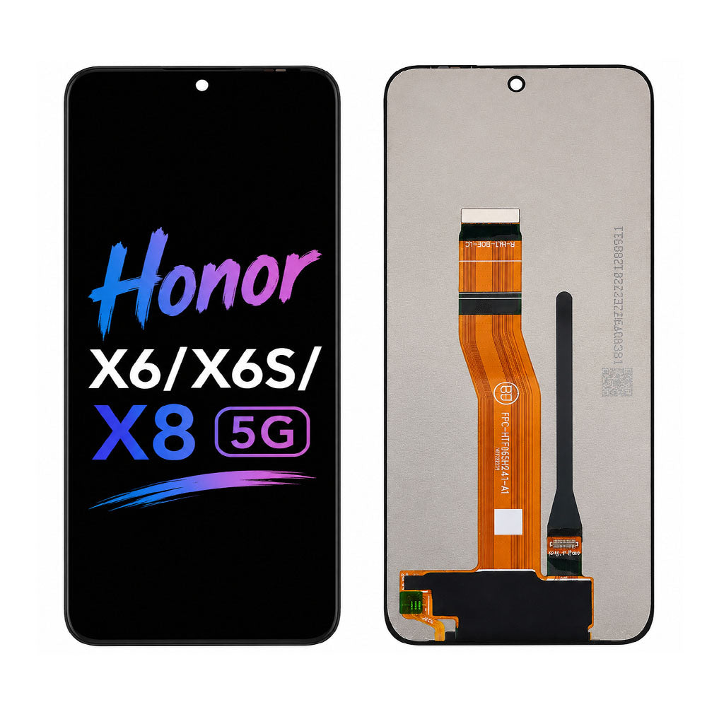 Honor X6/X6S/X8 5G Screen Assembly Replacement — Original Pressed Display with Vivid Color & Enhanced Brightness