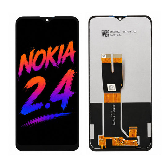 Nokia 2.4 Incell LCD Screen Assembly Replacement — Vivid Colors, High Brightness Display