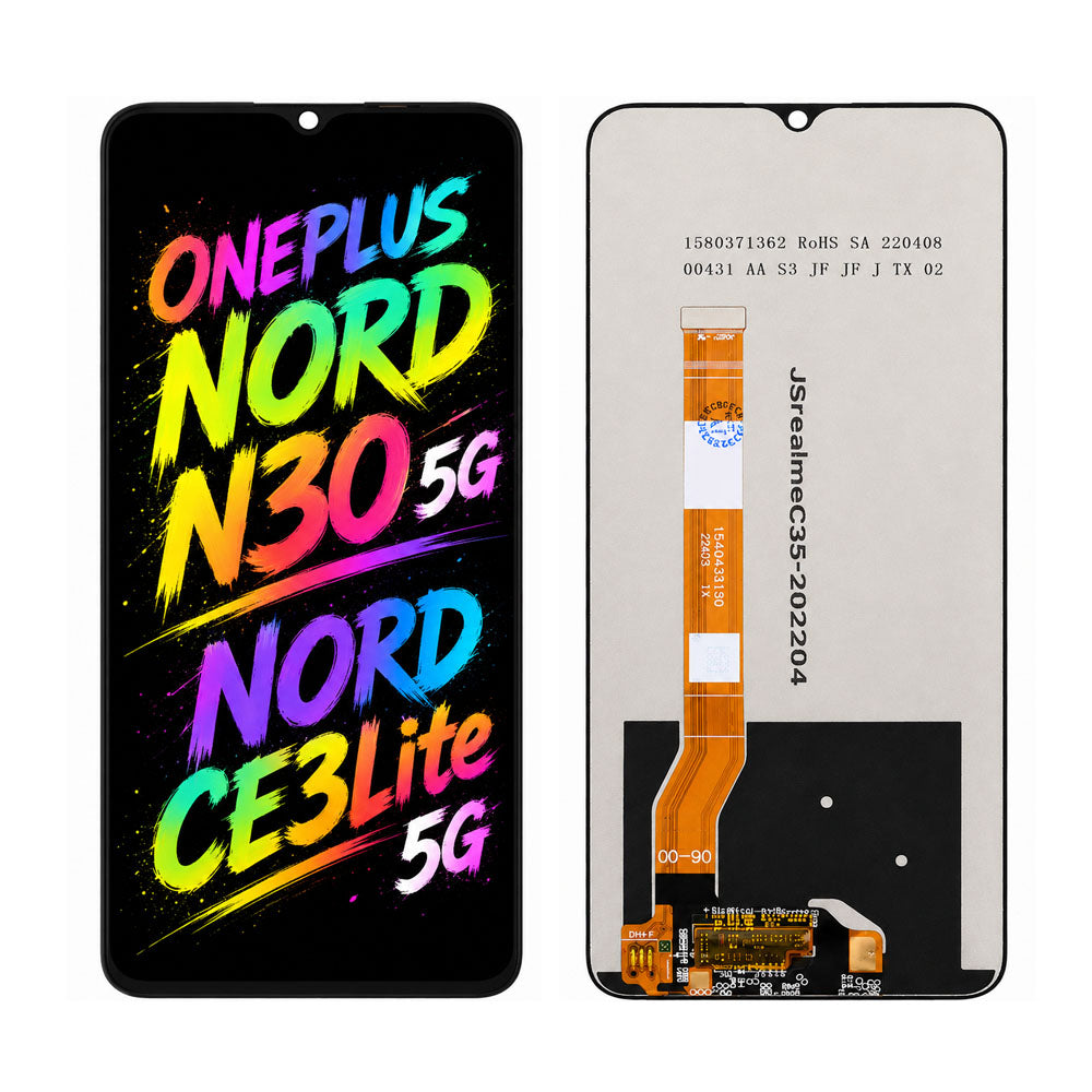 Compatible for OnePlus Nord N30 5G / Nord CE3 Lite 5G Screen Assembly Replacement — High Brightness & Clear Color Display