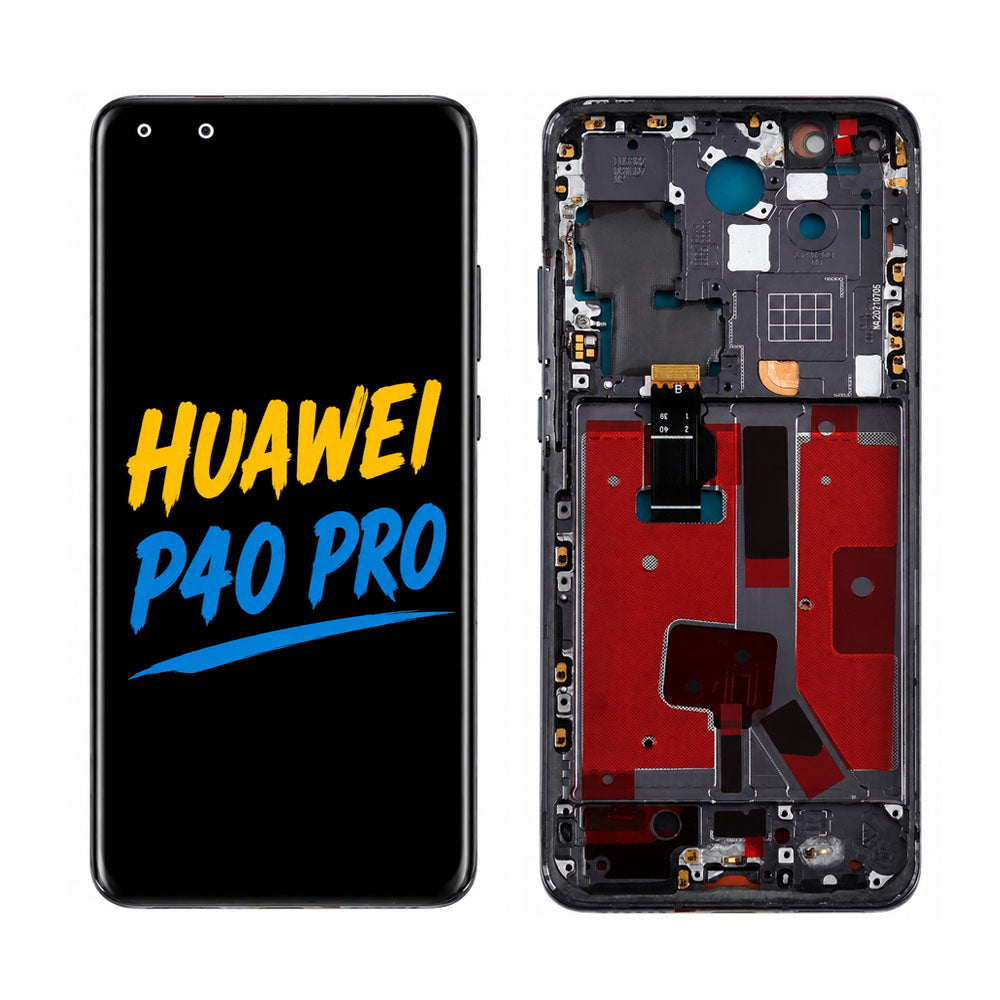 Huawei P40 Pro Display Screen Assembly — Original Pressed Replacement with High Brightness & True-to-Life Colors