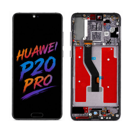 Huawei P20 Pro OLED Screen Assembly Replacement — Original Color Display & High Brightness Performance