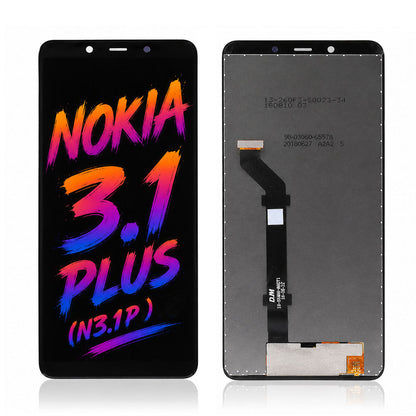 Nokia 3.1 Plus TFT LCD Screen Assembly Replacement — Vivid Colors, High Brightness Display