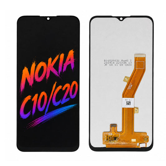 Nokia C10 / C20 Incell LCD Screen Assembly Replacement — Vivid Colors, High Brightness Display