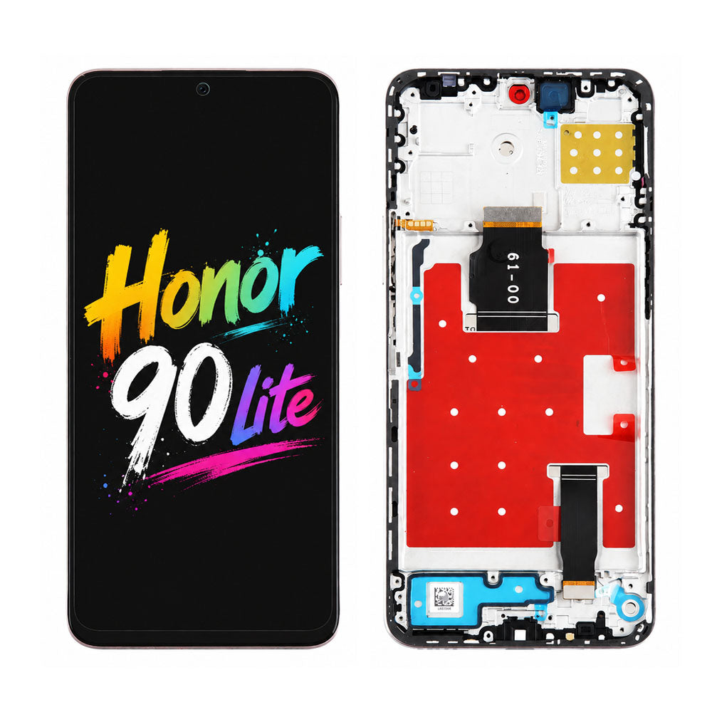Honor 90 Lite LCD Screen Assembly With Frame — Original Pressed Replacement Part