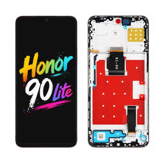 Honor 90 Lite LCD Screen Assembly With Frame — Original Pressed Replacement Part