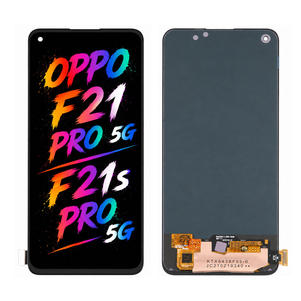 Compatible for OPPO F21 Pro 5G / F21s Pro 5G Screen Assembly Replacement — High Brightness Display with Accurate Color Reproduction