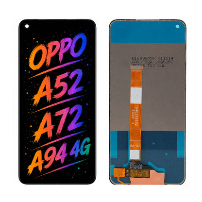 Compatible for OPPO A52 / A72 / A92 4G Screen Assembly Replacement — High Brightness & Clear Color Display