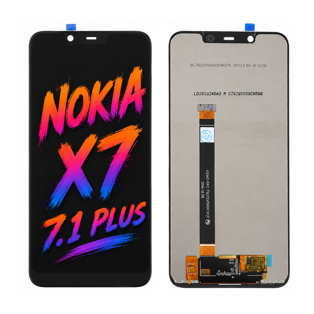 Nokia X7 / 7.1 Plus Incell LCD Screen Assembly Replacement — Vivid Colors, High Brightness Display