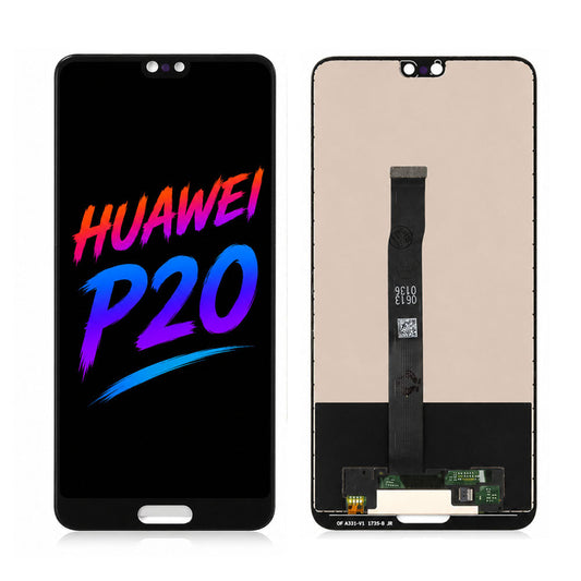 Huawei P20 Display Screen Assembly — Original Pressed Replacement with Natural Color & High Brightness Output