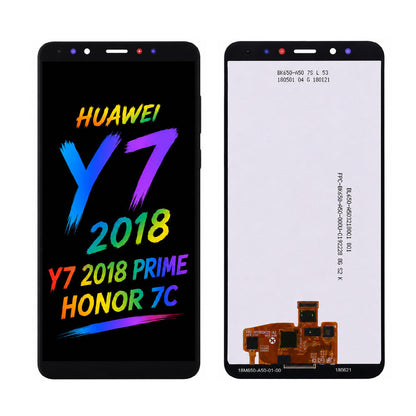 Compatible Huawei Y7 2018 / Y7 2018 Prime / Honor 7C Screen Assembly — Original Pressed Display with True Colors & High Brightness
