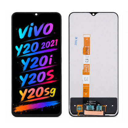 Compatible for Vivo Y20 / Y20 2021 / Y20i / Y20s / Y20SG Screen Assembly — Premium Replica Original Style Display