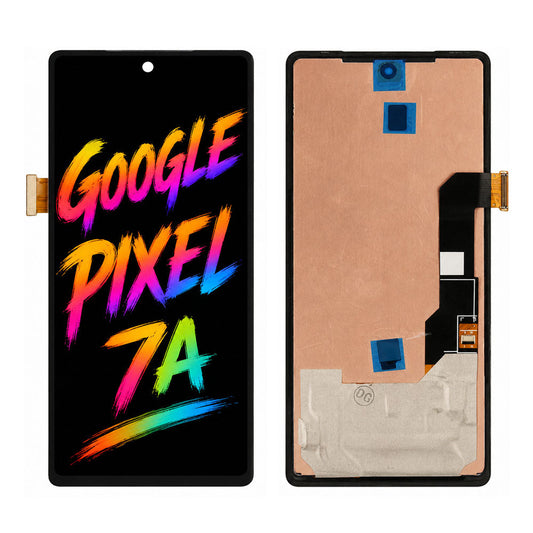 Google Pixel 7A Original Screen Assembly Refurbished with New Front Glass — Vivid Colors & High Brightness