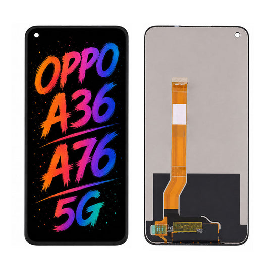 Compatible for OPPO A36 / A76 5G Screen Assembly Replacement — High Brightness Display with Clear Color Performance
