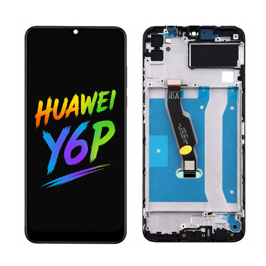 Huawei Y6P LCD Screen Assembly — Original Pressed Replacement with Natural Color Display & High Brightness