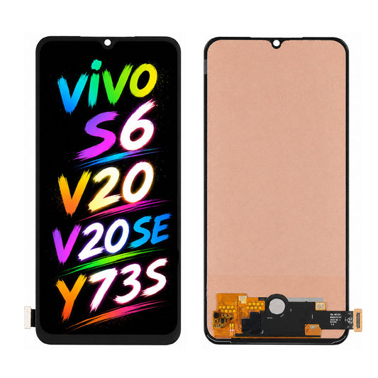 Compatible for Vivo S6 / V20 / V20 SE / Y73s Screen Assembly Replacement — High Brightness Display with Vivid Color Performance