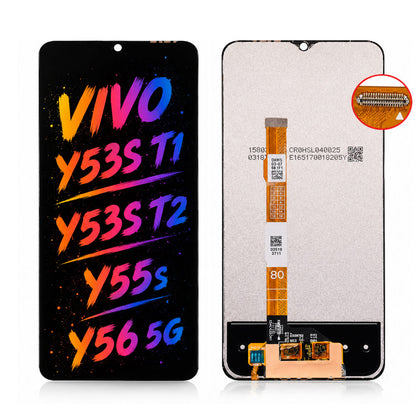 Compatible for Vivo Y53s (T1) / Y53s (T2) / Y55s / Y56 5G Screen Assembly Replacement — High Brightness & Clear Color Display