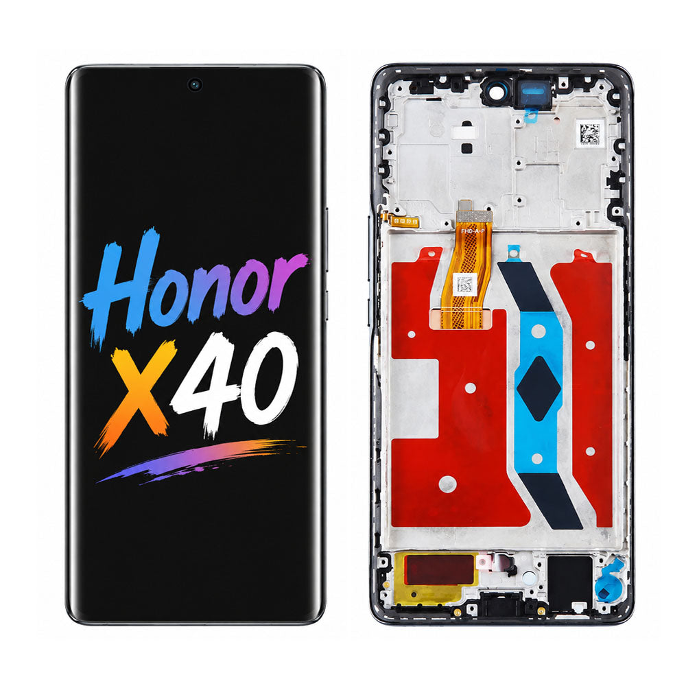Honor X40 Display Screen Assembly — Original Pressed Replacement with Natural Colors & Ultra Bright Visuals