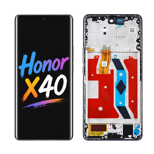 Honor X40 Display Screen Assembly — Original Pressed Replacement with Natural Colors & Ultra Bright Visuals
