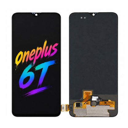 For OnePlus 6T Original Refurbished Screen Assembly (Frame Not Included) — True Color Restoration, High Brightness & Responsive Touch