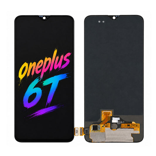For OnePlus 6T Original Refurbished Screen Assembly (Frame Not Included) — True Color Restoration, High Brightness & Responsive Touch