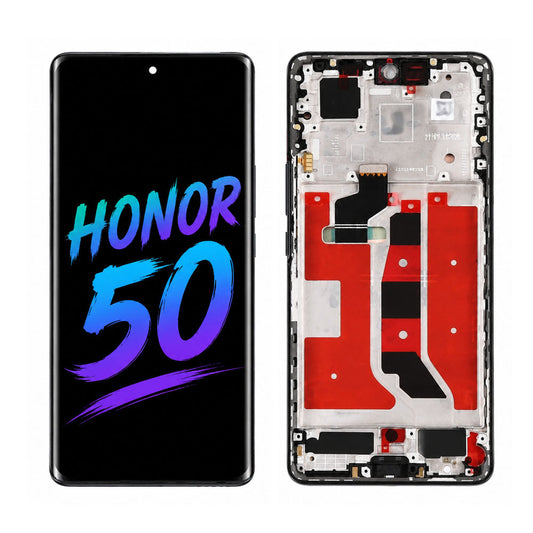 Honor 50 LCD Screen Assembly With Frame — Original Pressed Replacement
