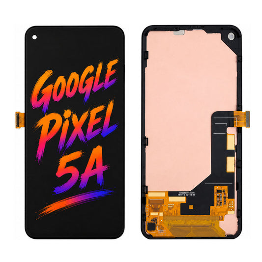 Google Pixel 5A Original Screen Assembly with Frame — Refurbished with New Front Glass