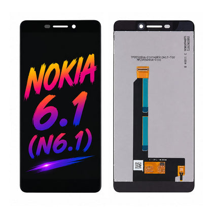 Nokia 6.1 (N6.1) TFT LCD Screen Assembly Replacement — Vivid Colors, High Brightness Display