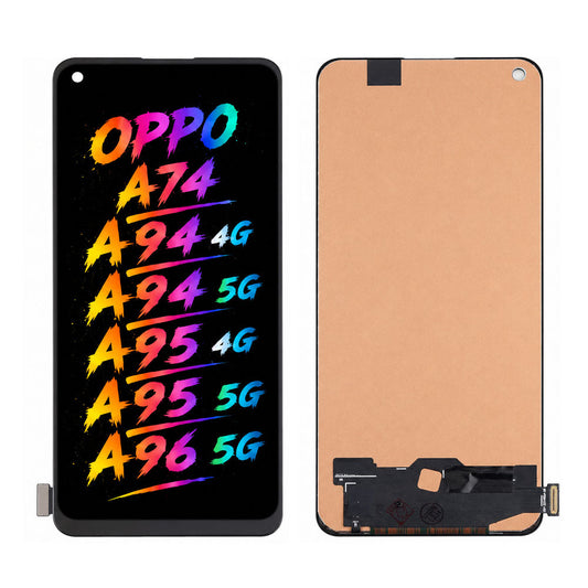 Compatible for OPPO A74 / A94 (4G/5G) / A95 (4G/5G) / A96 5GScreen Assembly Replacement — High Brightness & Vivid Color Display
