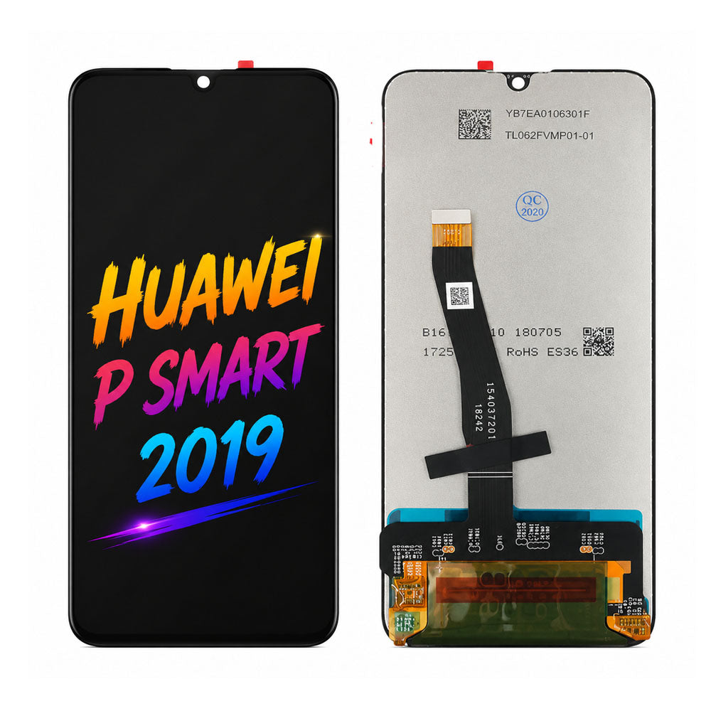 Huawei P Smart 2019 Display Screen Assembly — Original Pressed Replacement with Natural Colors & High Brightness